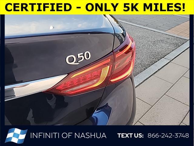 used 2022 INFINITI Q50 car, priced at $33,970