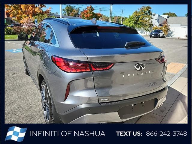 new 2025 INFINITI QX55 car, priced at $55,783