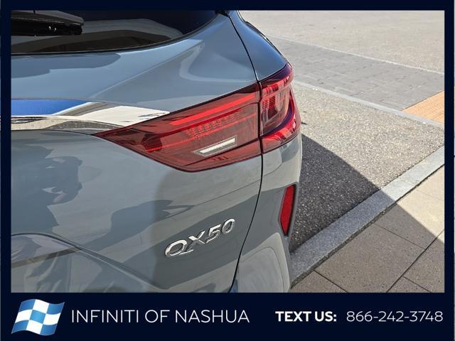 new 2025 INFINITI QX50 car, priced at $48,486