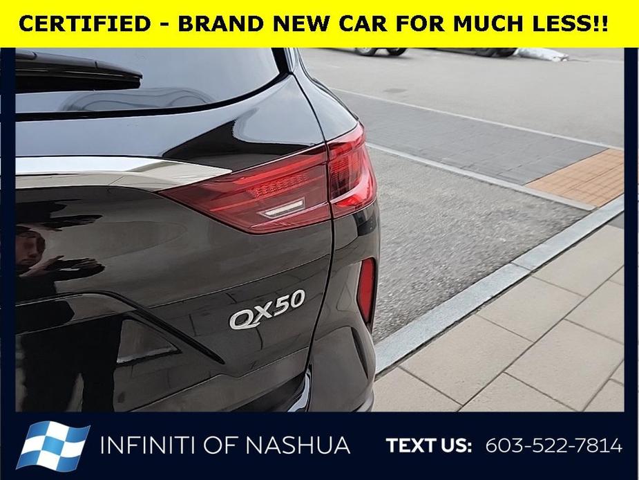 used 2023 INFINITI QX50 car, priced at $38,700