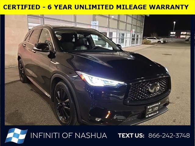 used 2021 INFINITI QX50 car, priced at $29,997