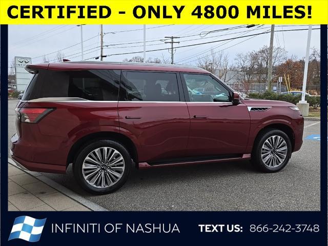 used 2025 INFINITI QX80 car, priced at $88,900