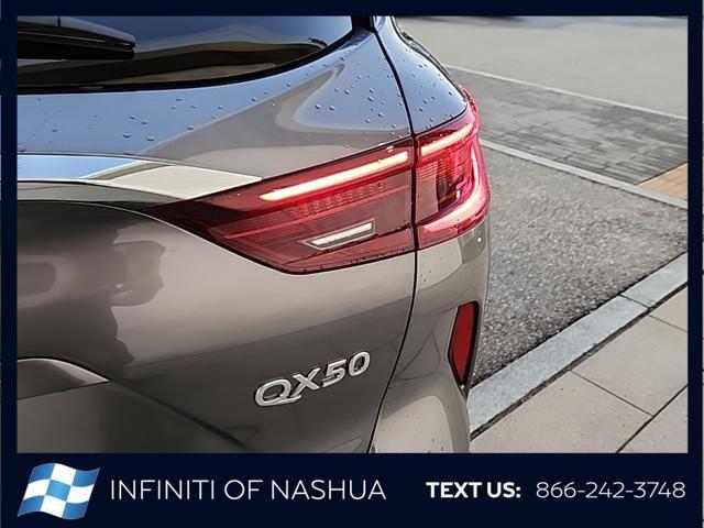 new 2025 INFINITI QX50 car, priced at $47,568