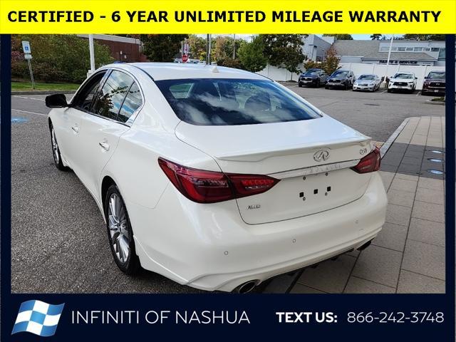 used 2022 INFINITI Q50 car, priced at $31,220