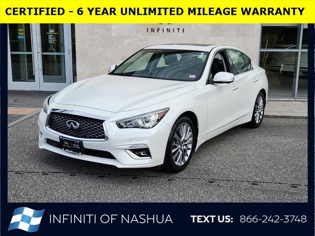 used 2022 INFINITI Q50 car, priced at $31,220