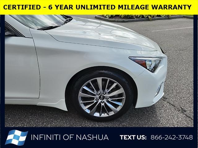 used 2022 INFINITI Q50 car, priced at $31,220