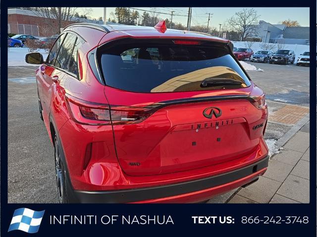 new 2025 INFINITI QX50 car, priced at $52,272