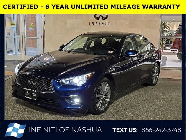 used 2022 INFINITI Q50 car, priced at $28,990