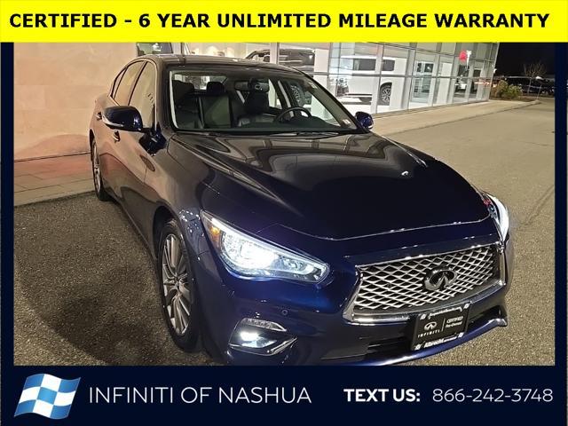 used 2022 INFINITI Q50 car, priced at $28,500