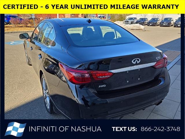 used 2022 INFINITI Q50 car, priced at $31,970