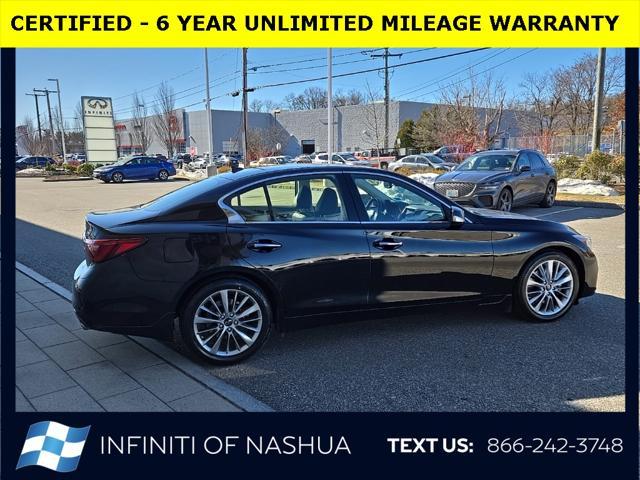 used 2022 INFINITI Q50 car, priced at $31,970