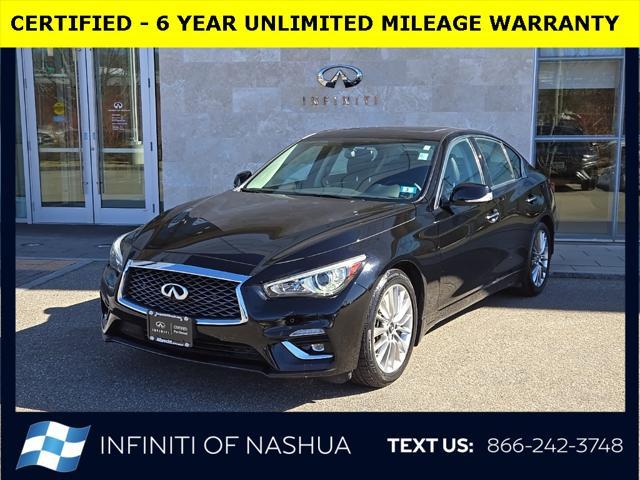 used 2022 INFINITI Q50 car, priced at $31,970