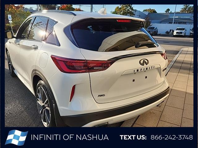 new 2025 INFINITI QX50 car, priced at $52,272