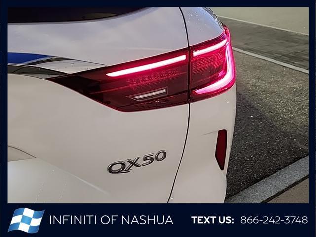 new 2025 INFINITI QX50 car, priced at $49,270