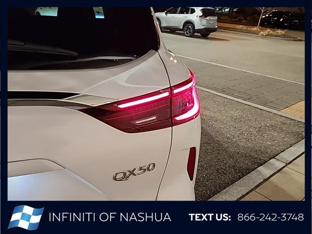 new 2025 INFINITI QX50 car, priced at $49,031