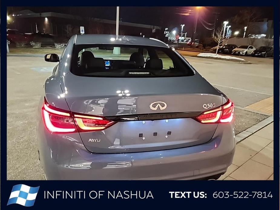 new 2024 INFINITI Q50 car, priced at $60,038