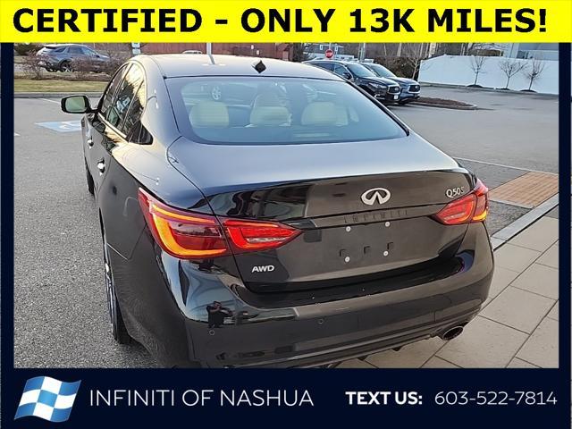 used 2023 INFINITI Q50 car, priced at $44,577