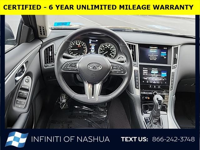 used 2021 INFINITI Q50 car, priced at $27,220