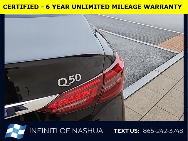 used 2021 INFINITI Q50 car, priced at $27,220