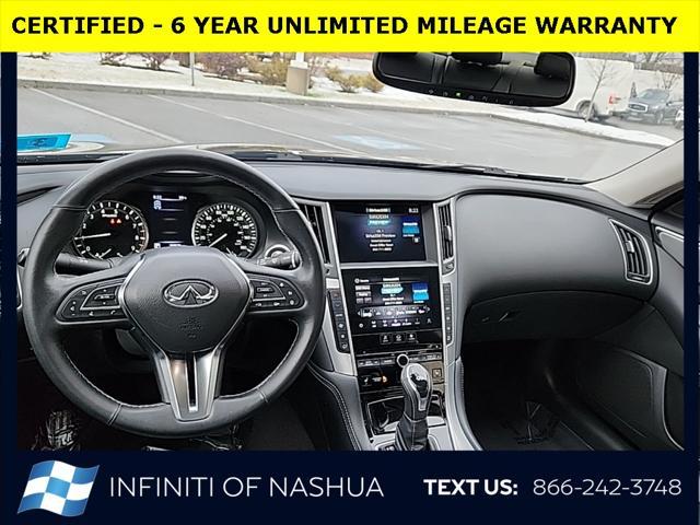 used 2021 INFINITI Q50 car, priced at $27,220