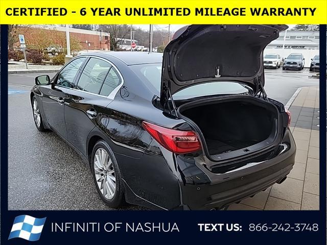 used 2021 INFINITI Q50 car, priced at $27,220