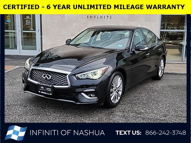 used 2021 INFINITI Q50 car, priced at $27,970