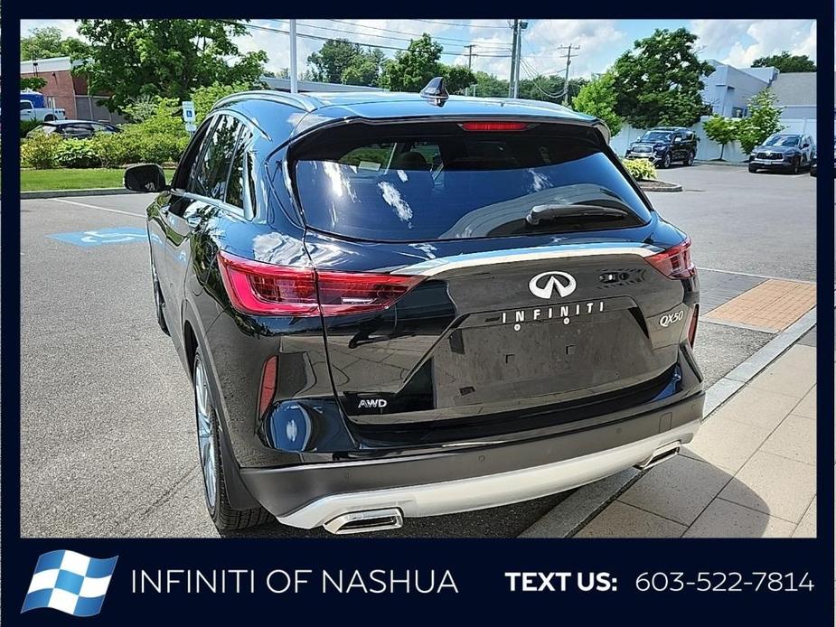 new 2024 INFINITI QX50 car, priced at $57,560