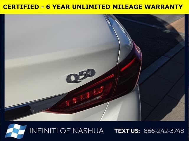 used 2021 INFINITI Q50 car, priced at $28,698