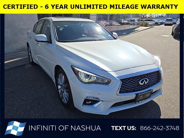 used 2022 INFINITI Q50 car, priced at $33,377