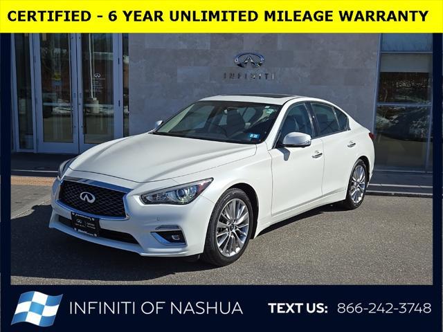 used 2022 INFINITI Q50 car, priced at $33,377