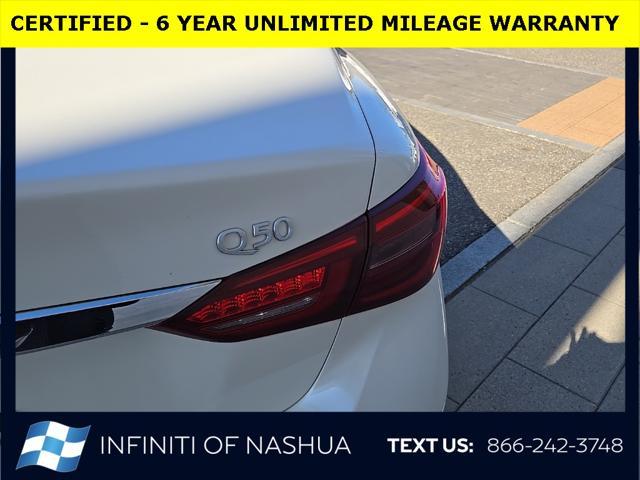 used 2022 INFINITI Q50 car, priced at $33,377