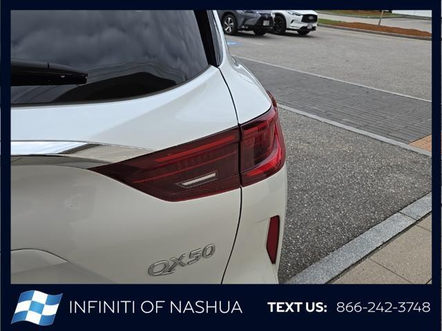 new 2025 INFINITI QX50 car, priced at $47,812
