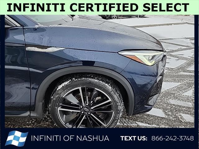 used 2022 INFINITI QX55 car, priced at $27,900