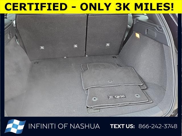 used 2025 INFINITI QX50 car, priced at $46,200