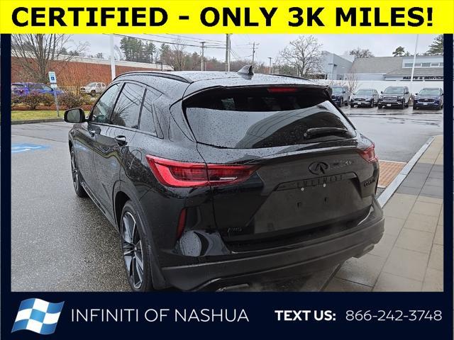 used 2025 INFINITI QX50 car, priced at $46,200