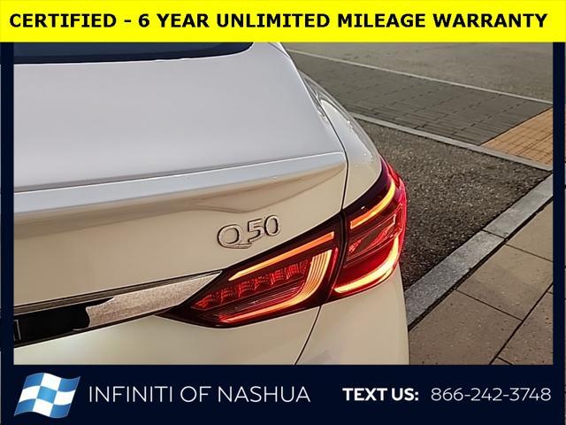 used 2022 INFINITI Q50 car, priced at $31,677