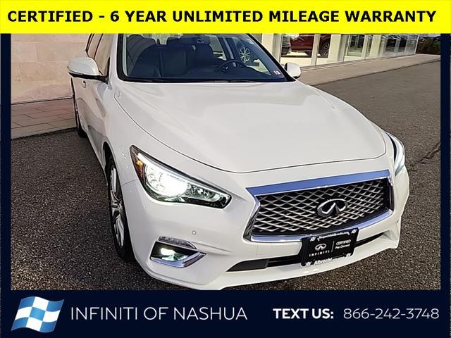 used 2022 INFINITI Q50 car, priced at $31,677