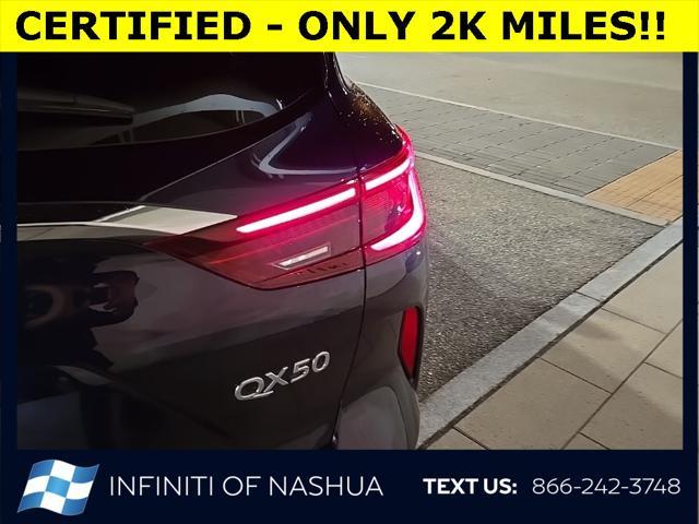 used 2025 INFINITI QX50 car, priced at $39,900