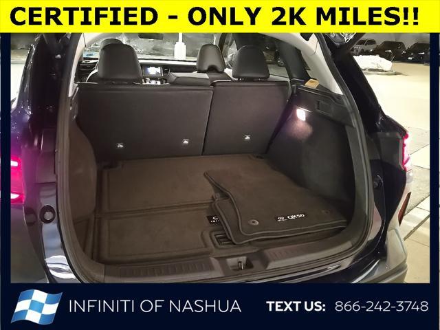 used 2025 INFINITI QX50 car, priced at $39,900