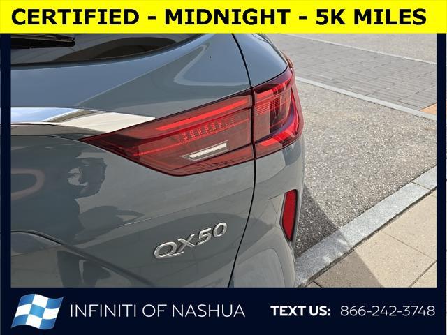 used 2024 INFINITI QX50 car, priced at $40,370