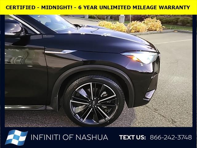 used 2022 INFINITI QX55 car, priced at $34,277