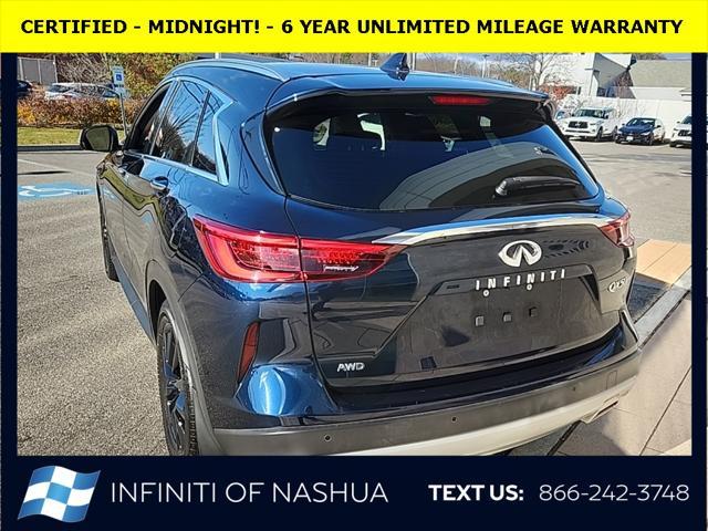 used 2021 INFINITI QX50 car, priced at $28,777