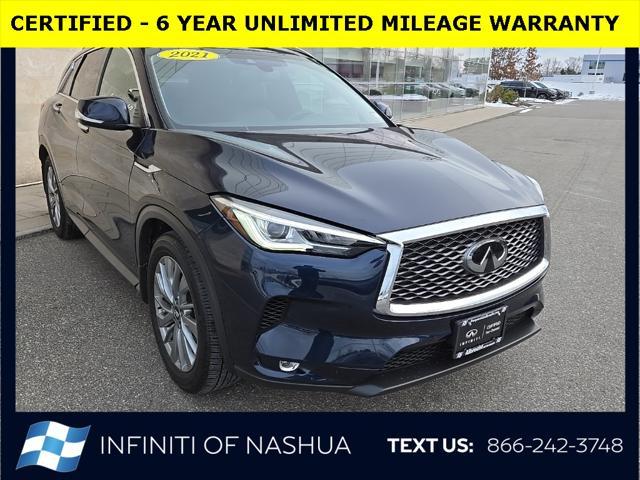 used 2021 INFINITI QX50 car, priced at $25,900