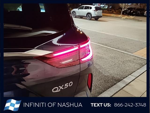 new 2025 INFINITI QX50 car, priced at $46,704