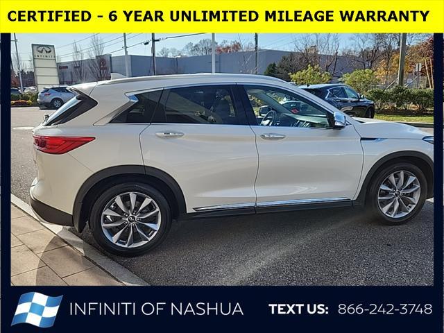 used 2021 INFINITI QX50 car, priced at $28,700