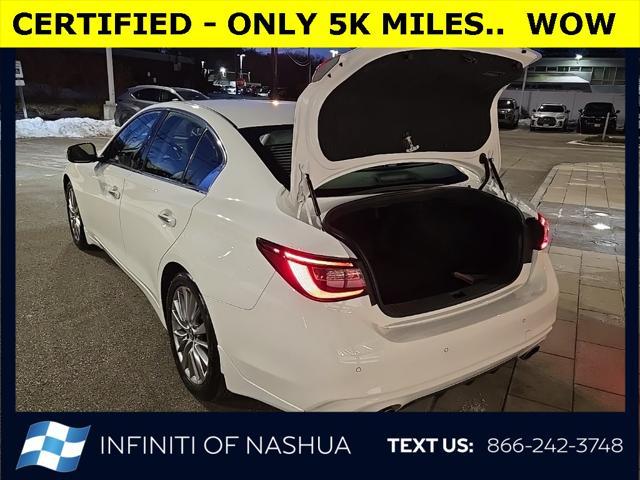 used 2022 INFINITI Q50 car, priced at $31,570