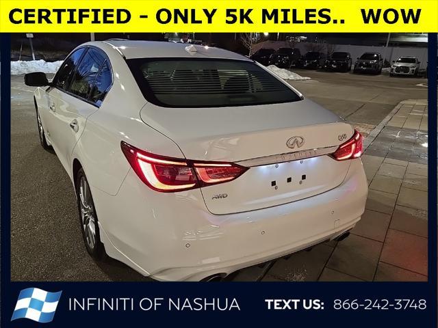 used 2022 INFINITI Q50 car, priced at $31,570