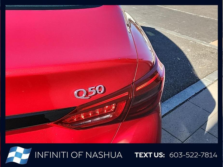 new 2024 INFINITI Q50 car, priced at $52,476