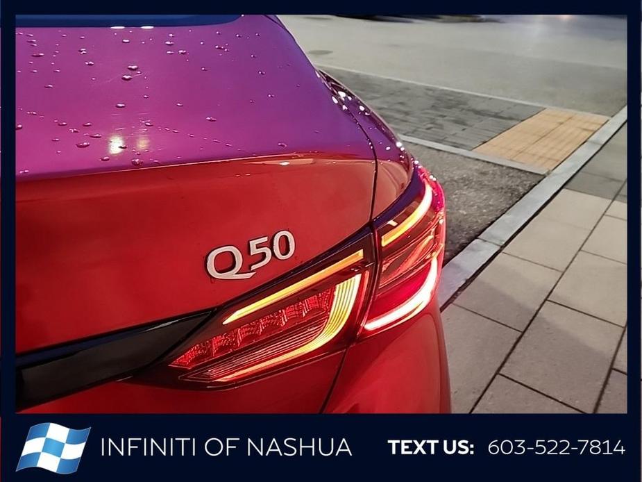 new 2024 INFINITI Q50 car, priced at $52,476