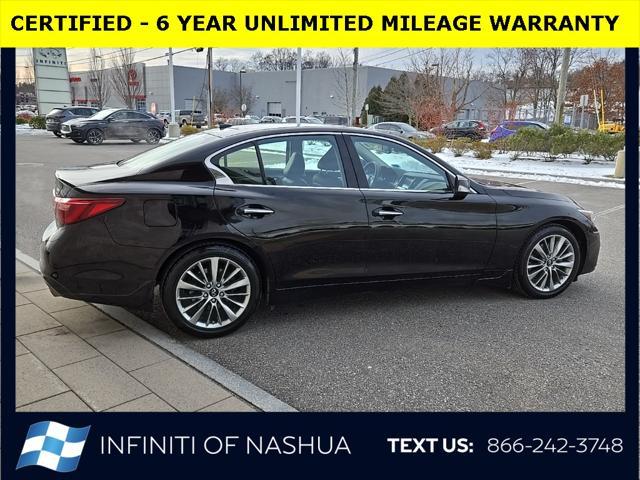 used 2022 INFINITI Q50 car, priced at $28,900